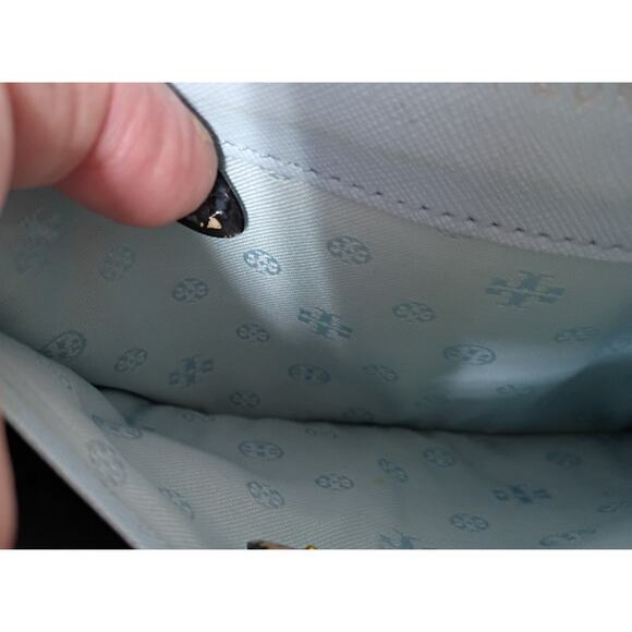 Tory Burch Robinson Blue Crossbody Bag - Picture 5 of 9